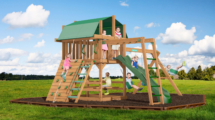 large outdoor swing sets