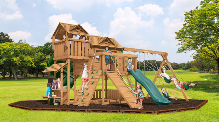 large outdoor swing sets